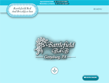 Tablet Screenshot of gettysburgbattlefield.com